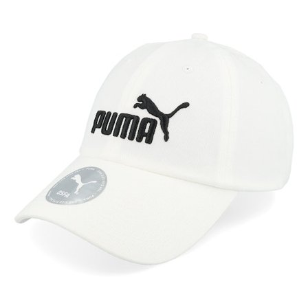 Puma - White - unconstructed - Cap - Essential No.1 Logo Bb Cap White/Black Dad Cap - Hatstore