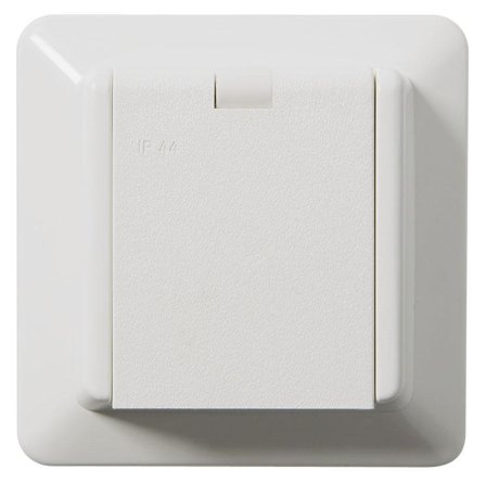 ELKO Enkel stikkontakt sprutsikker innfelt