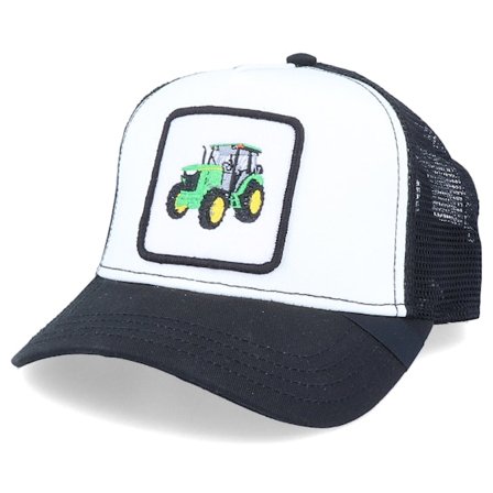 Iconic - Weiss trucker Cap - Tractor Patch White/Black Trucker @ Hatstore
