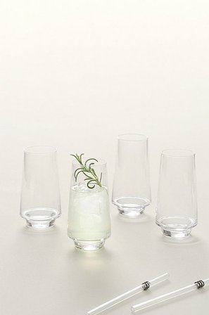 Jotex - Lang Glas 4 Stuks Glas Glas - KAI - Koop Glaswerk bij Jotex