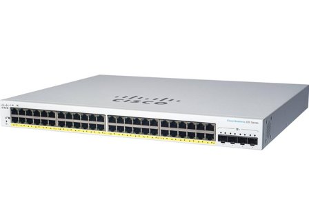 Cisco Business 220 Series CBS220-24P-4X - switch - 24 porter - smart - rackmonterbar