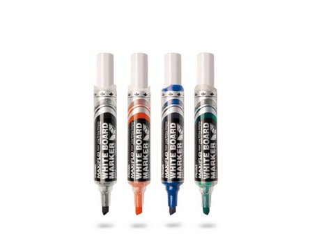 PENTEL Whiteboardpenna Maxiflo sned 4/fp - Lyreco - Kontorsmaterial - Pennor - Whiteboardpennor - Skuren spets