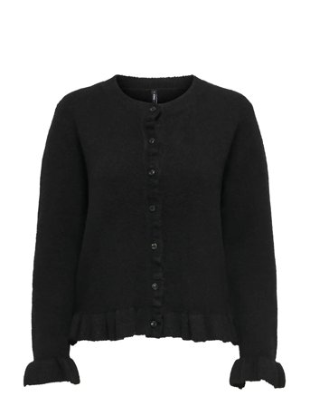 Onlrima Life Ls Fril Butto Cardi Cs Knt Black ONLY