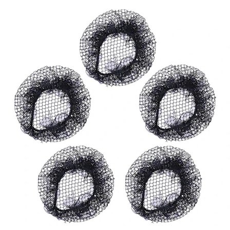 (Pow yeah!) 5 stk. balletstrømpebukser til børn, ballerina-net, hårnet, ballerina-hårnet, sort