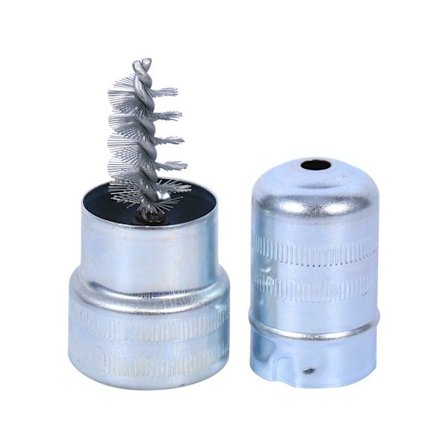 Batteripolrengöringsborste Tar Bort Smuts och Korrosion Utan Ansträngning