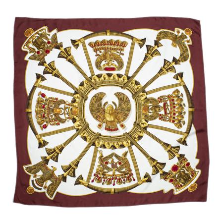 Hermès Vintage Pre-owned Scarf röd, Dam Vintage Accessoarer, Dam, Storlek: ONE SIZE