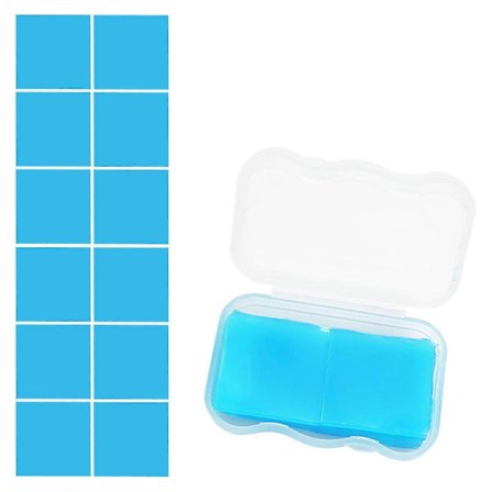 12 stk Diamantmalingsvoks med støvtett etui for diamantmalingsbroderi Blå