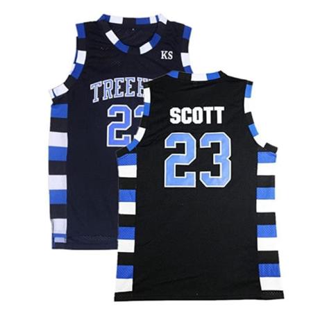 Retro jersey brodert basketballvest for menn Black No. 23 L