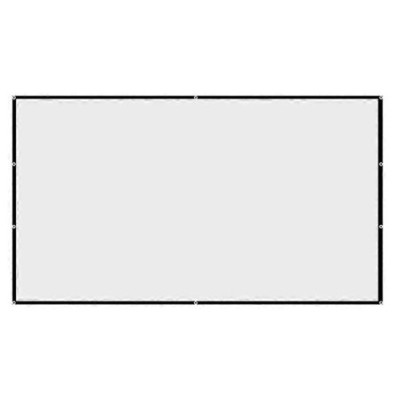 Projektorduk Bærbar Foldbar Projektorduk til Hjemmebiograf Camping Indendørs Udendørs Projektor Filmlærred[CO]