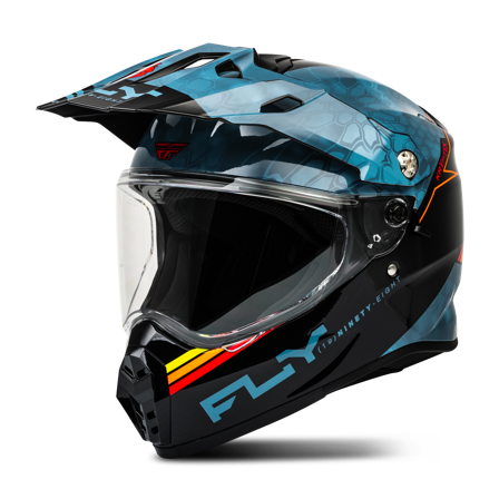 Crossikypärä FLY Racing Trekker Kryptek Conceal Kynnisharmaa/Musta/Punainen S