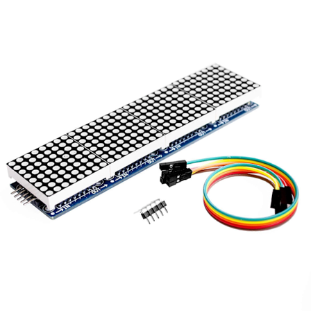 MAX7219 Punktmatris MCU LED 4 i 1 4 x 64 Displaymodul Kompatibel med Arduino och Raspberry Pi. MAX7219 Punktmatrismodul, LH Kontroll Mikrokontroller