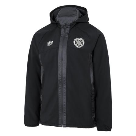 Heart Of Midlothian Fc Mens 22/23 Umbro Vattentät Jacka Xl Bl