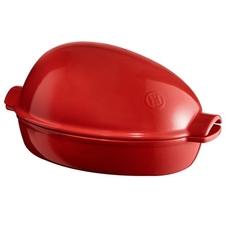 Emile henry Stegegryde (L) 9 liter, rød | KitchenOne