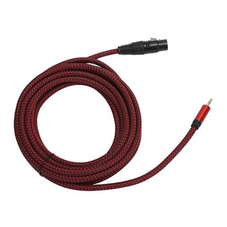 JORINDO XLR til 1/8 tomme Mikrofon Tilkoblingskabel XLR Hunn til 3,5 mm Jack Balansert Signalkabel JD60325m