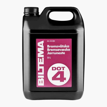 Bromsvätska DOT 4 5 liter - Biltema