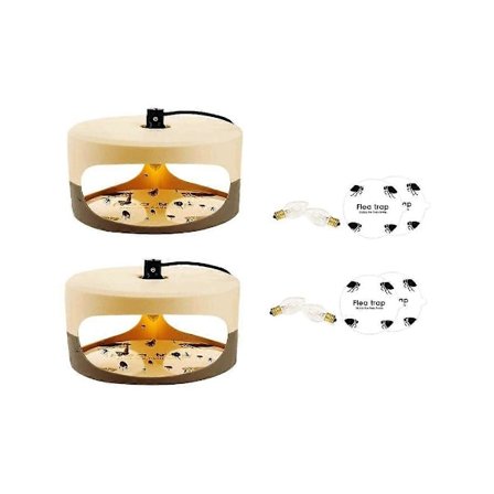 Insektfælde, klæbrig pære væggelusfælde med klæbrige skiver pære elektrisk indendørs lampefanger til F