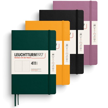 Leuchtturm1917 Notebook A5 Medium Expanded 411 Dotted Rising Sun