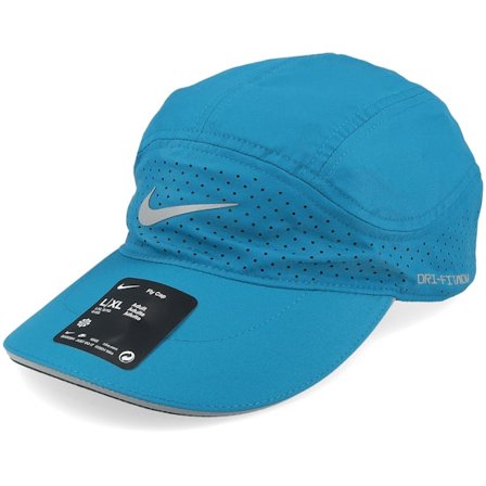 Nike - Bleu 5panel Casquette - Dri-fit Adv Fly Ab Green/Anthracite/Reflective Silver 5-Panel @ Hatstore