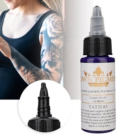 30 ml Semi-permanent Lila Tatueringsfärg Pigment Bläck Långvarig