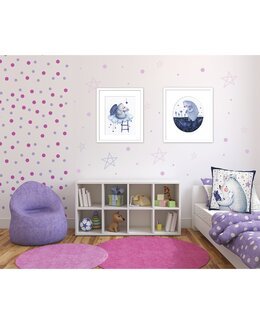 Broderikit Billede Bamse med blomster - RTO