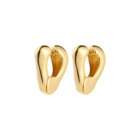 MATCH - Free Earrings Gold-Plated - Pilgrim - Str. ONESIZE - Dame - Tilbehør - Gul - 99% resirkulert messing, 1% gullbelegning