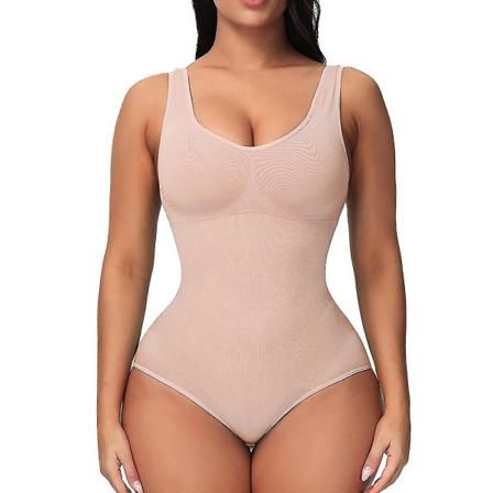 Sajy Kvinnors Hög Midja Växelbar Knapplyftare Höft Och Höft Beige 38