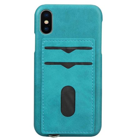 NYHET! Skal med Korthållare för iPhone X/XS (Vintage-Mark)