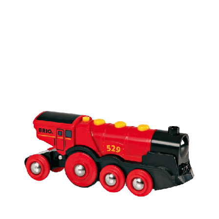 Brio Rött action-lok Träleksaker Röd ONESIZE