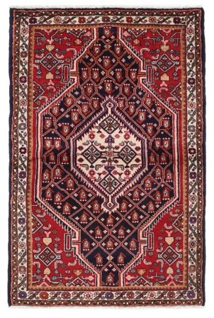 Hamadan Matta Handknuten 106X157 Persien