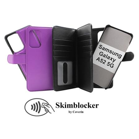 Skimblocker XL Magnet Fodral Samsung Galaxy A52 5G Lila