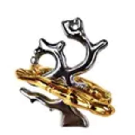 Klassisk IQ Metal Hjerne Teaser Magisk Baffle Puslespil Brainstring Puslespil Lås Op Lås Op Ny Roman Voksen Legetøj