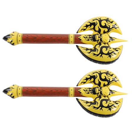 2 stk dobbeltsidig oppblåsbar øks leketøy Vannfest Basseng Flyte Oppblåsbare barneleker