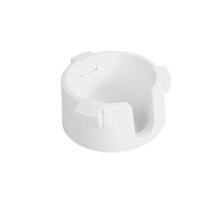 En hvid multifunktionel anti-spild kopholder til skrivebordet