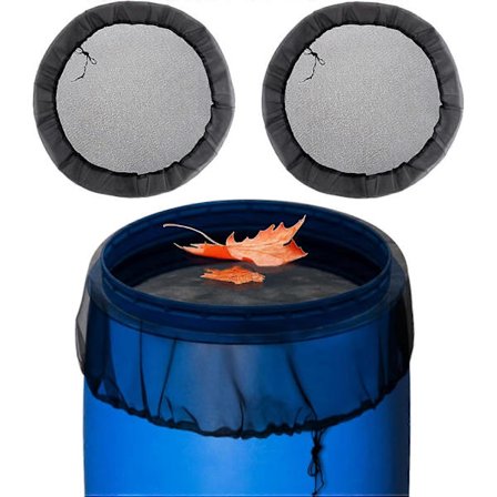 Netdæksel til regnvandstønder med snøre, regnvandstøndenet 2 stk.