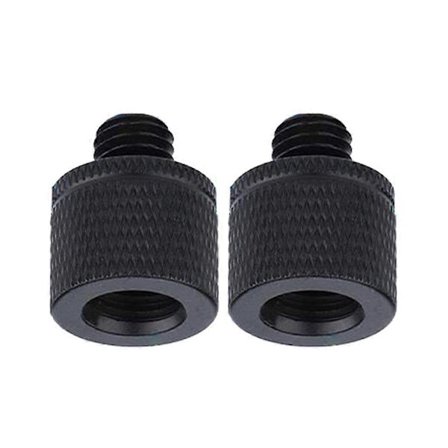 2x DSLR Kamera Skruer 3/8 til M6 M8 M10 M12 Konverteringsskrue til Projektor Stativ