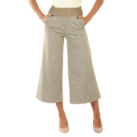 Manila Grace, Wide Trousers Groen, Dames, Maat:L