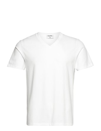 Filippa K Stretch V-Neck Tee - White - S