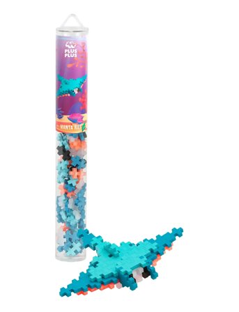 Plus-Plus | Plus-Plus Manta Ray / 100 Pcs Tube | ONE SIZE