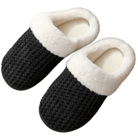 Hyggelige vintertøfler til kvinder og mænd - Skridsikre indendørssko