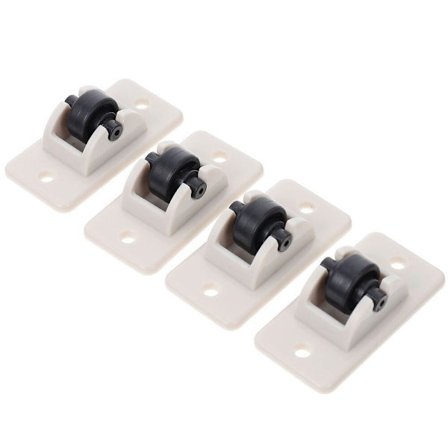 5 st självhäftande hjul, klibbiga plast hjul liten platta