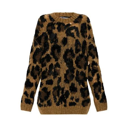 Junya Watanabe Trui with animal motif , Bruin , Dames , Maat: S