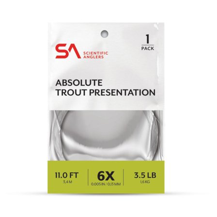 SA Absolute Trout Presentation Leader 14' 3X (0,20 mm)