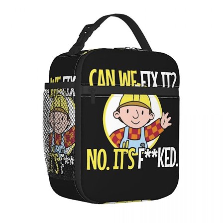 Bob Rakentaja Voimmeko Korjata Sen Lämpöeristetyt Lounaskassit Ulkona Hauska Korjaaja Laukku Lounaalle Lämpöeristetty Kylmälaukku Ruokalaatikko