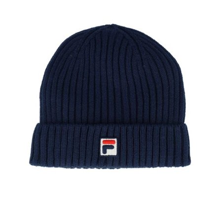 Fila - Blå cuff Beanie - Kids Bokaro Warm Beanie With F-box Black Iris Cuff @ Hatstore