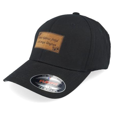 Scenes - Mitt Hjärtas Fröjd & Eviga Längtan Brown Patch Black Flexfit Flexfit Black Cap - @ Hatstore