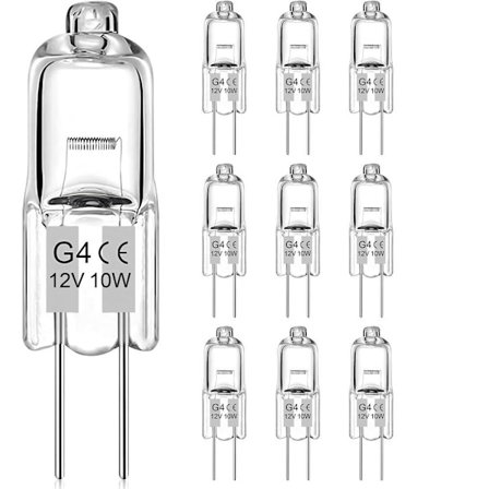 G4 Halogenlampa, Varmvit 2800K, Dimbar 10/20W