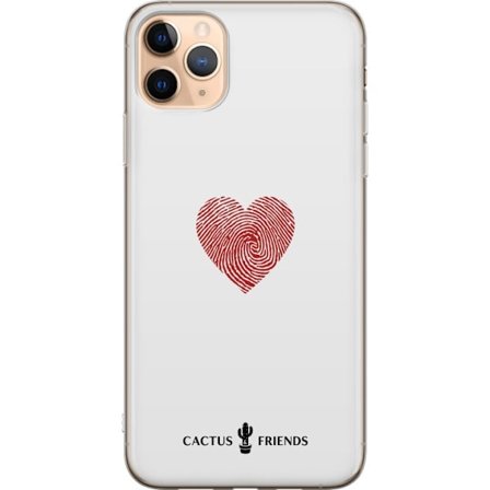 Kompatibelt Mobildeksel til Apple Apple iPhone 11 Pro Max Cactus and Friends - Fingerprint Love