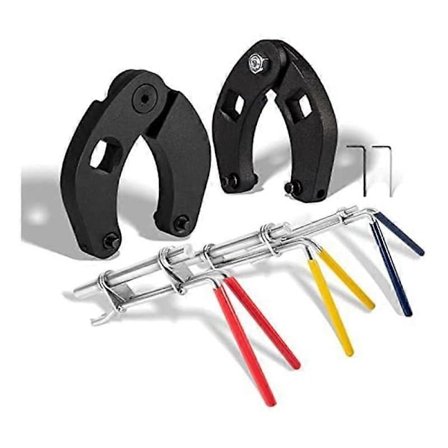 3-pak hydrauliske tætningsinstallationsværktøjer, hydraulisk cylinderstempelreparationssæt, kompatibelt med landbrugs- og entreprenørmaskiner - 