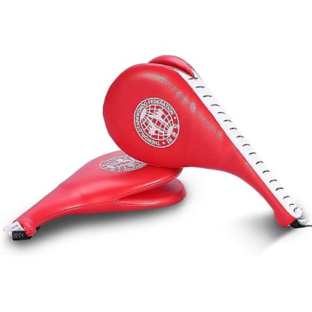 1 Par Taekwondo Dobbel Sparkepute, Mål Tae Kwon Do Karate Kickboksing Trening Sparkepute Øving (ShiKai)