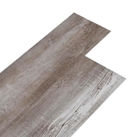 Vidaxl Golvbrädor I Pvc 5,26 M² 2 Mm Mattbrunt Trä Brun